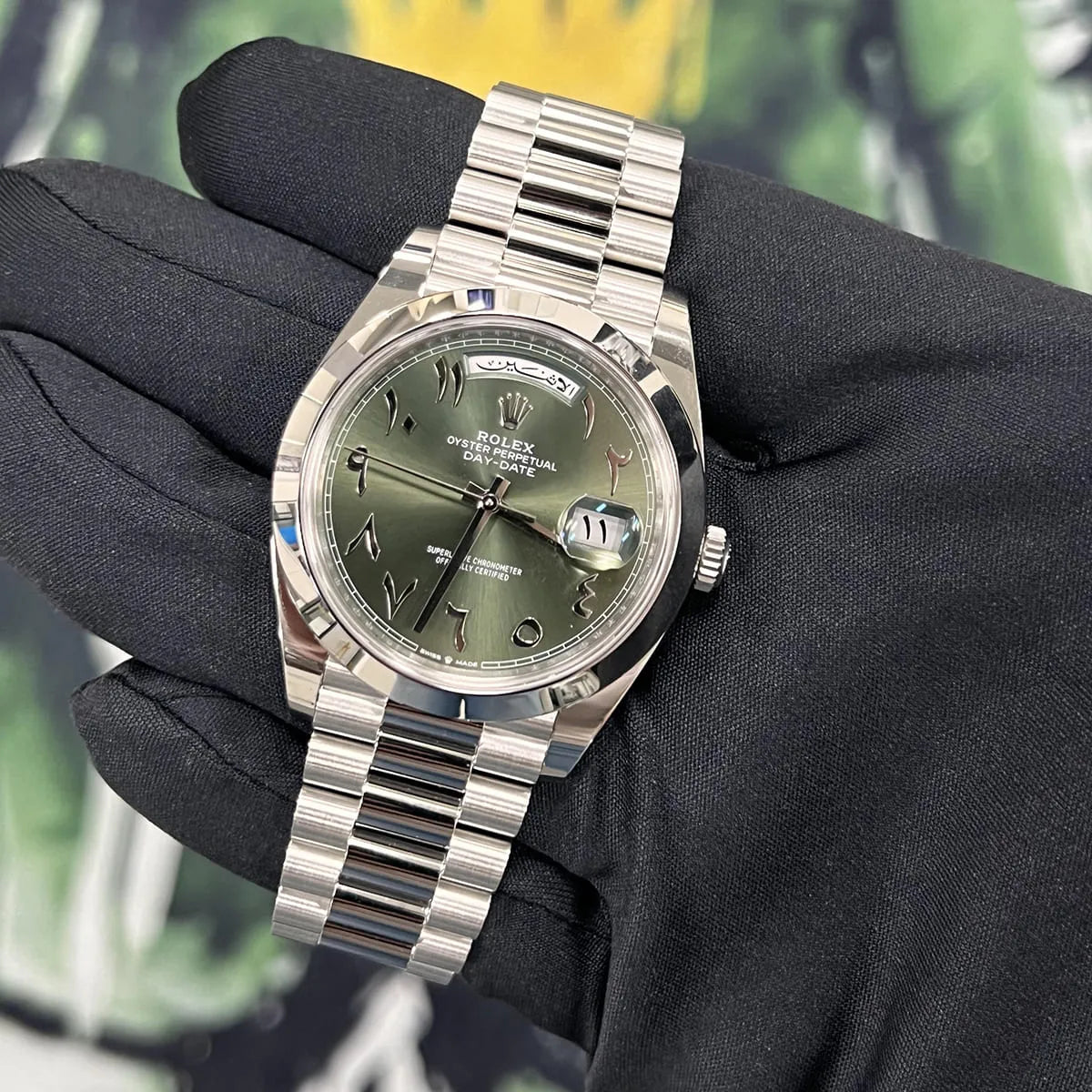 Rolex daydate olive