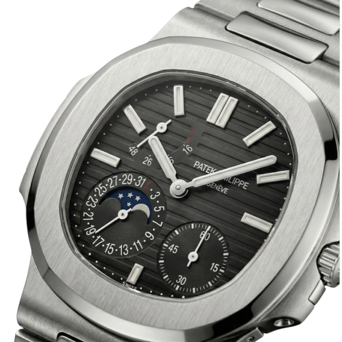 Patek Philippe Nautilus 5740/1G Mirror Watch - Black