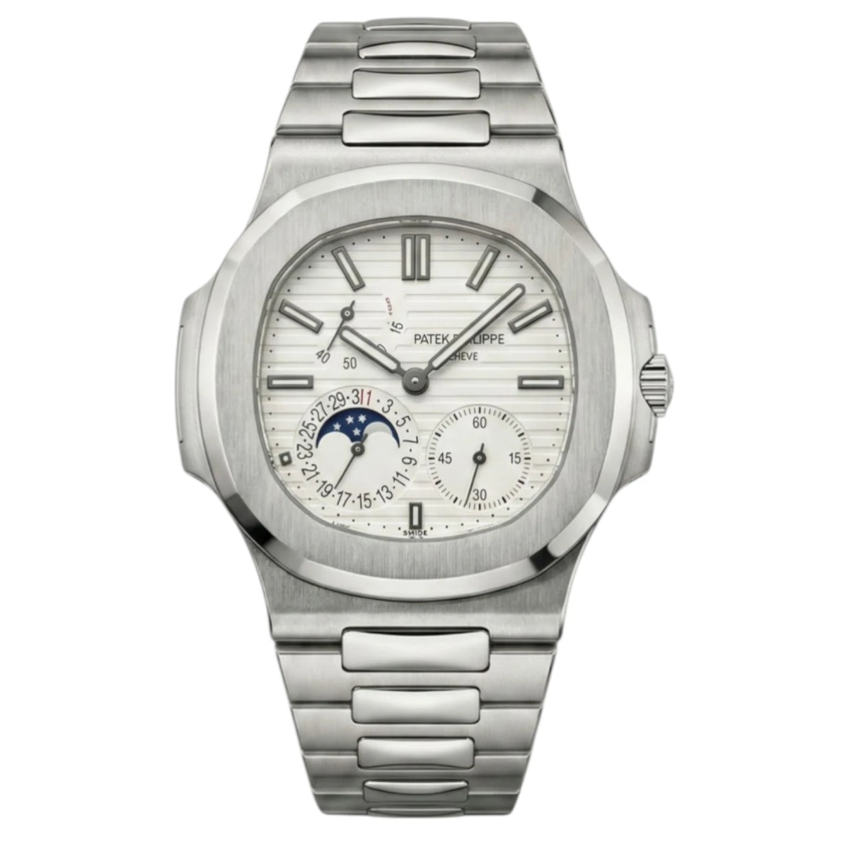 Patek Philippe Nautilus 5740/1G Mirror Watch - White