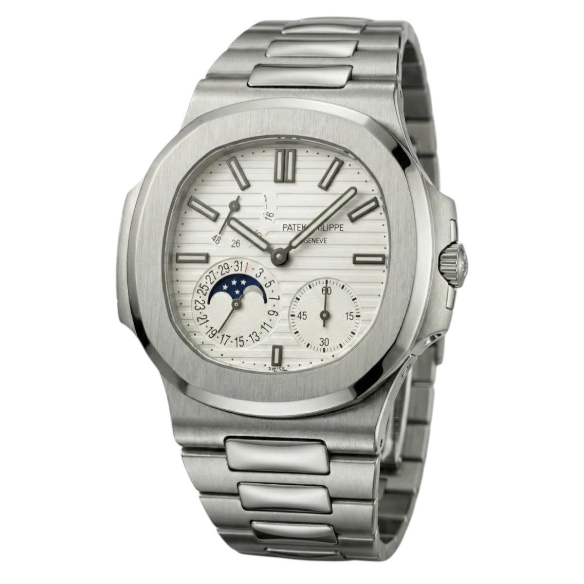 Patek Philippe Nautilus 5740/1G Mirror Watch - White