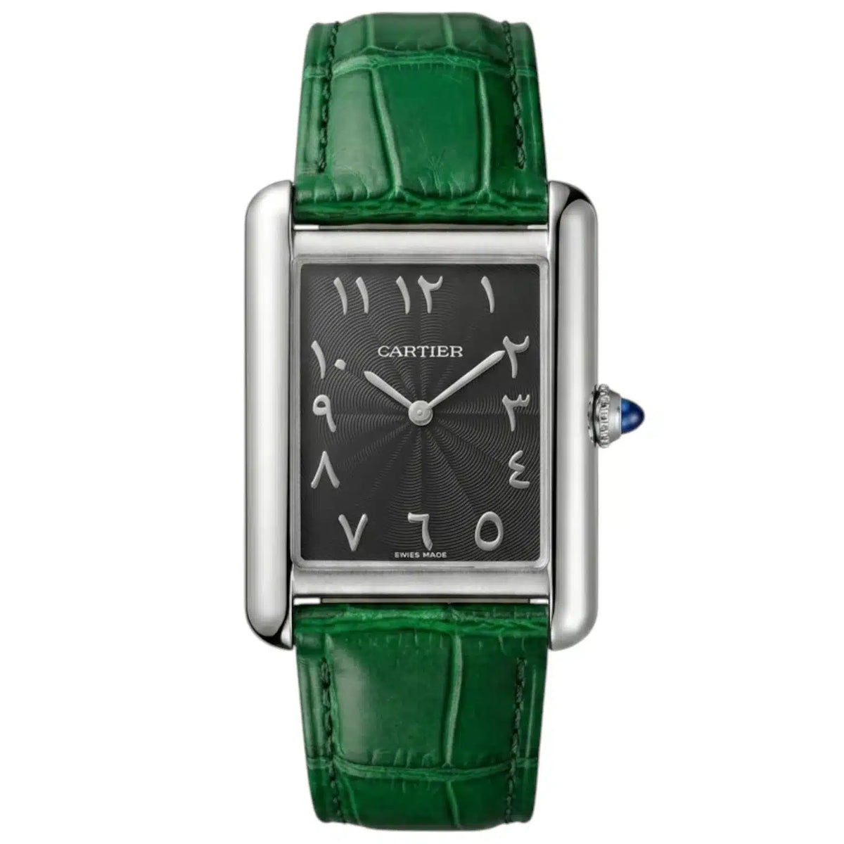 Cartier Tank Louis Mirror Watch - Black - Men