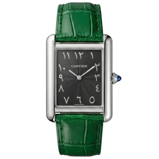 Cartier Tank Louis Mirror Watch - Black - Men