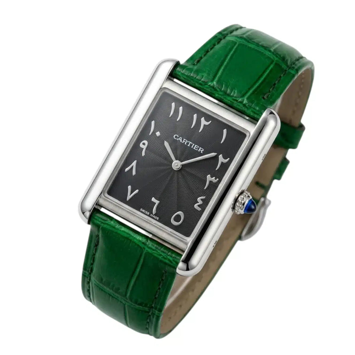 Cartier Tank Louis Mirror Watch - Black - Men - image 2