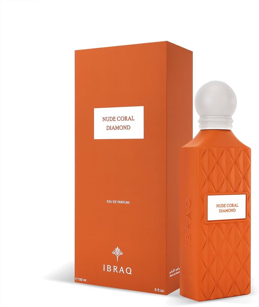 Ibrahim Al Qurashi Nude Coral Diamond Perfume - Luxury Eau de Parfum with Warm Sunset Touch, 150 ml