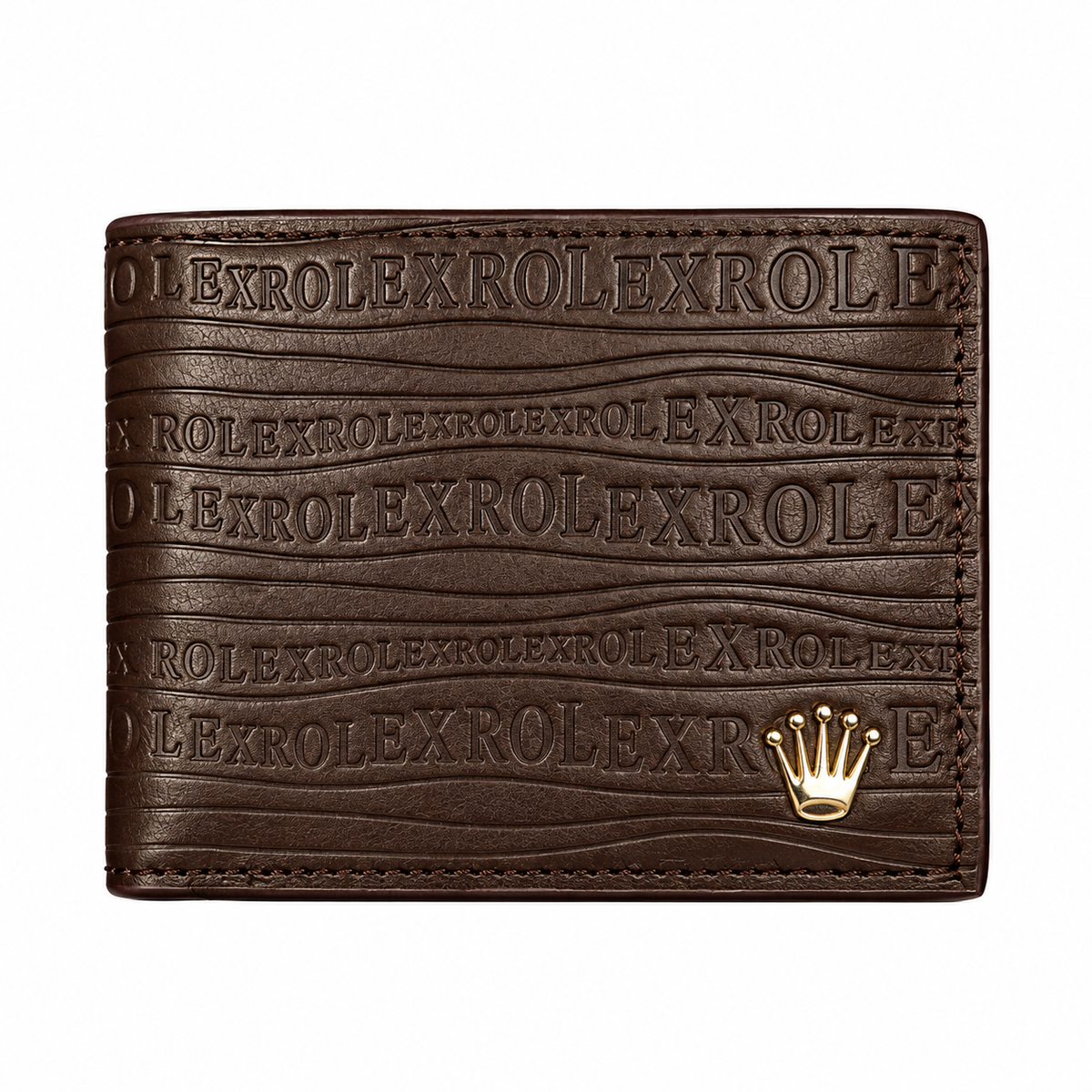 Rolex wallet brown .1