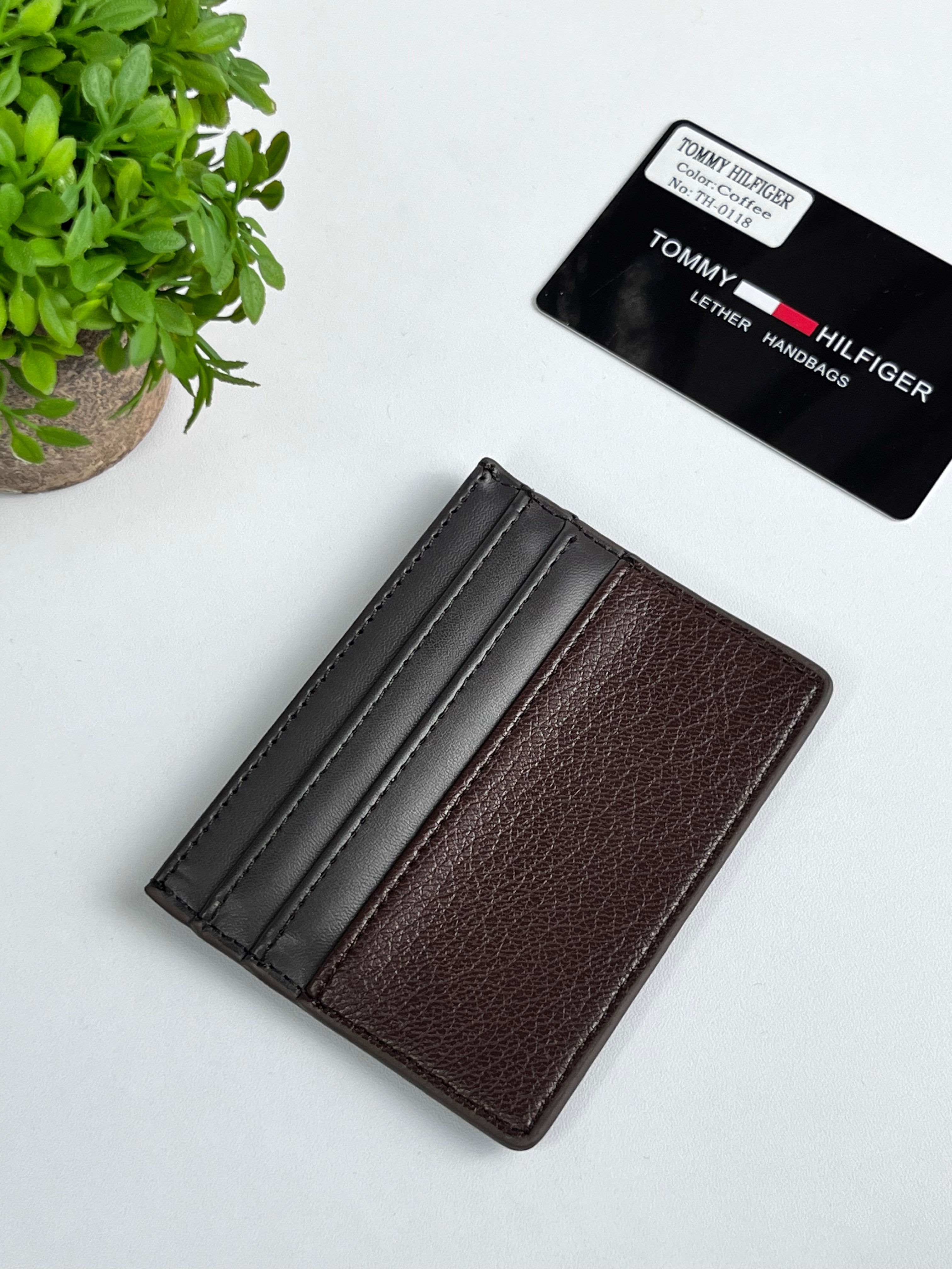 Tommy Hilfiger brown card holder