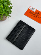 hermas card holder black