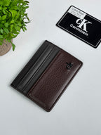 Calvin Klein Classic Brown Card Holder
