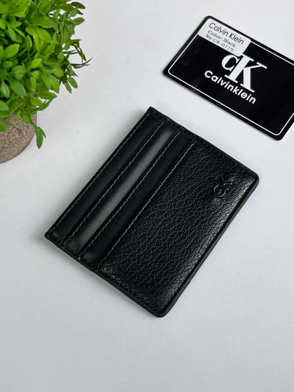 Calvin Klein Classic Black Card Holder