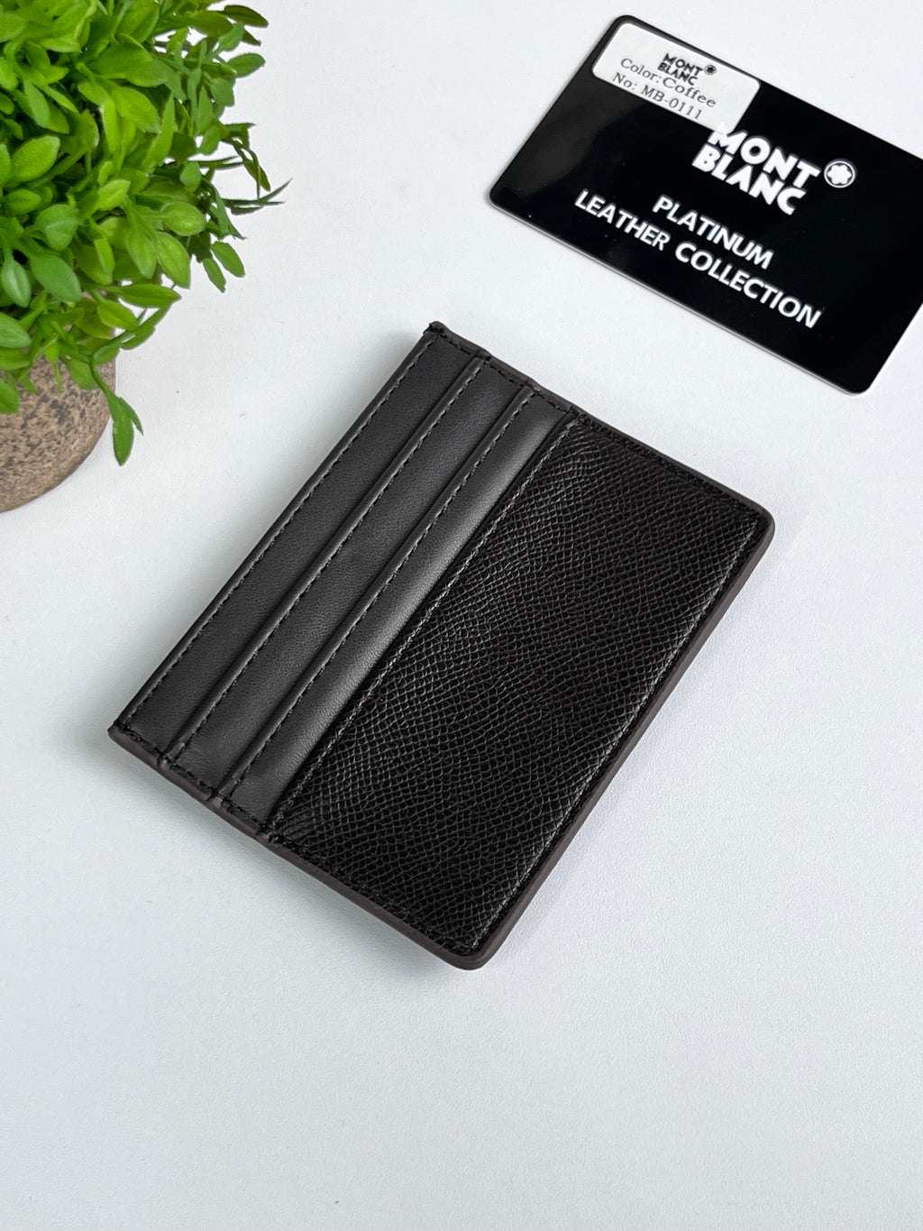 Mont Blanc black card holder