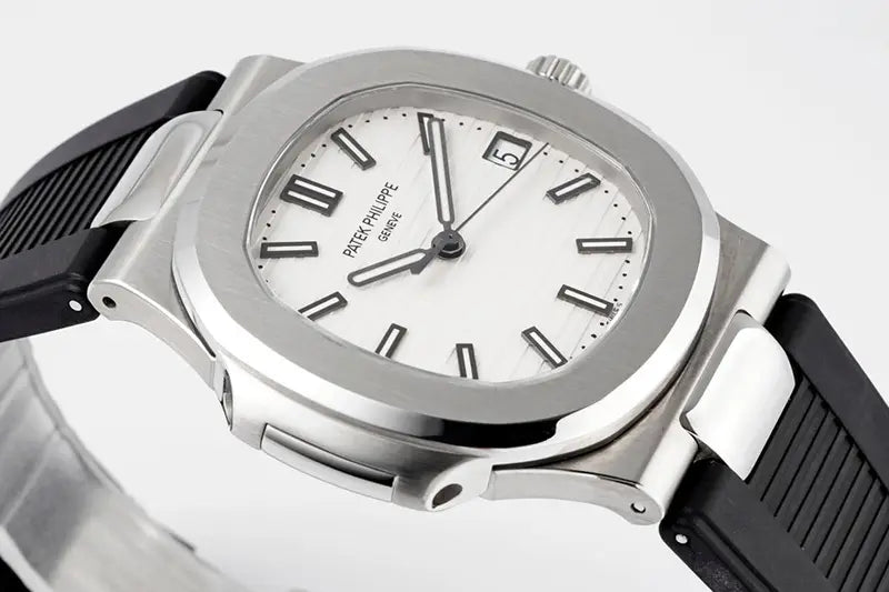 Patek Philippe Nautilus Mirror Watch - White
