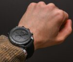 Omega Seamaster Chronometer Mirror Original Watch for Men - Black Dial, Black Fabric Strap - Image 7