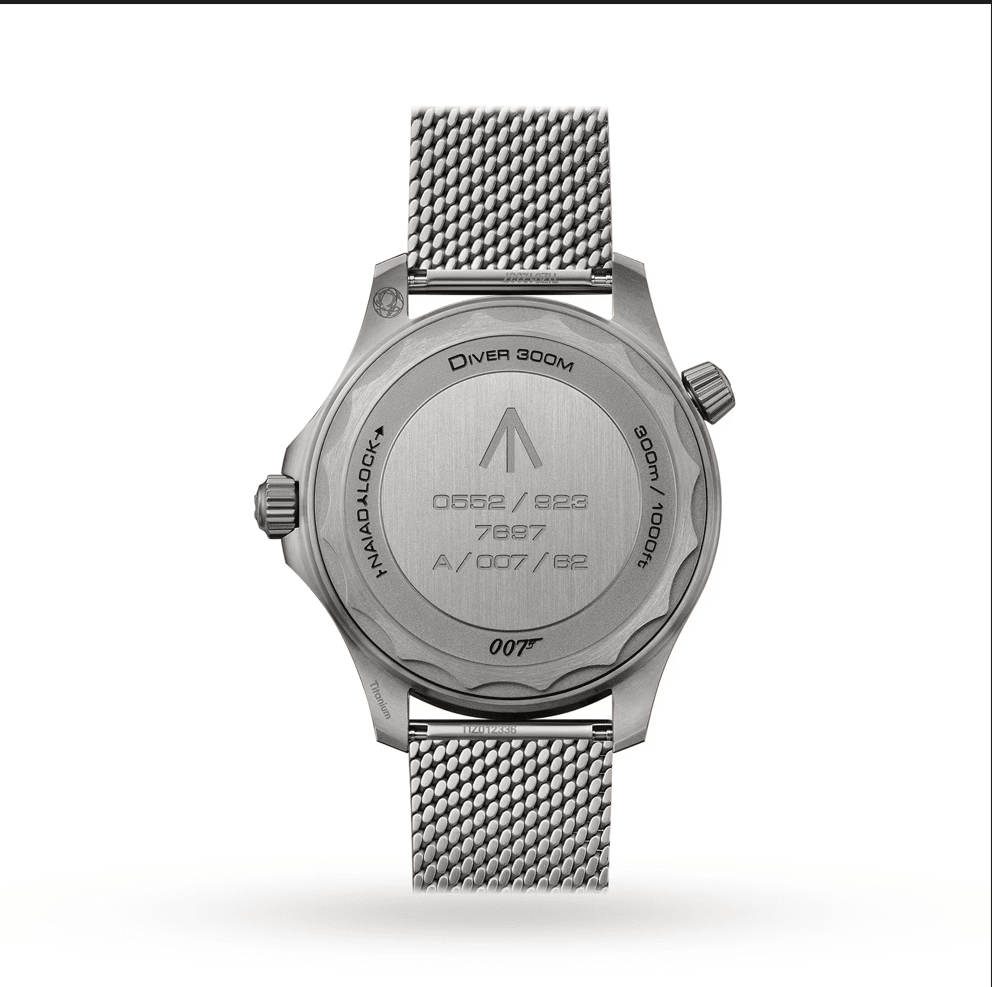 Omega Seamaster Mirror Original Watch for Men - Black Dial, Silver Metal Strap - Image 2