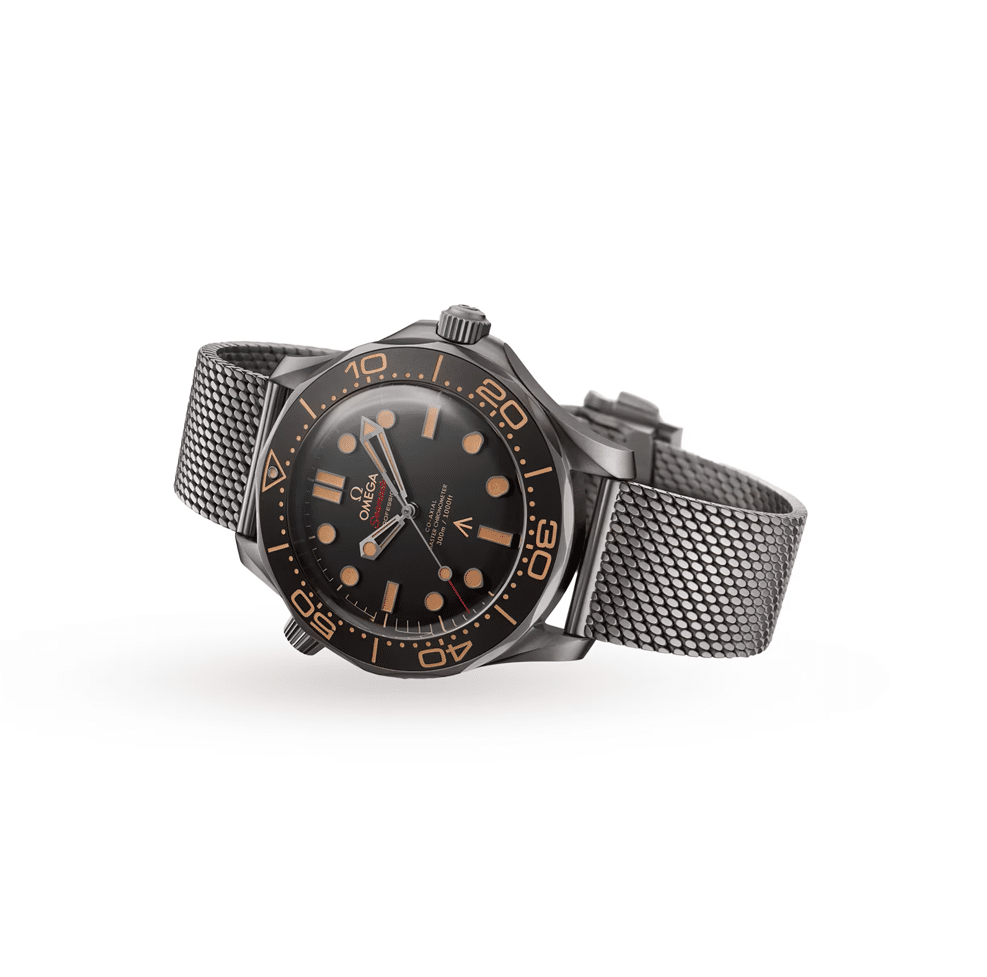 Omega Seamaster Mirror Original Watch for Men - Black Dial, Silver Metal Strap - Image 3