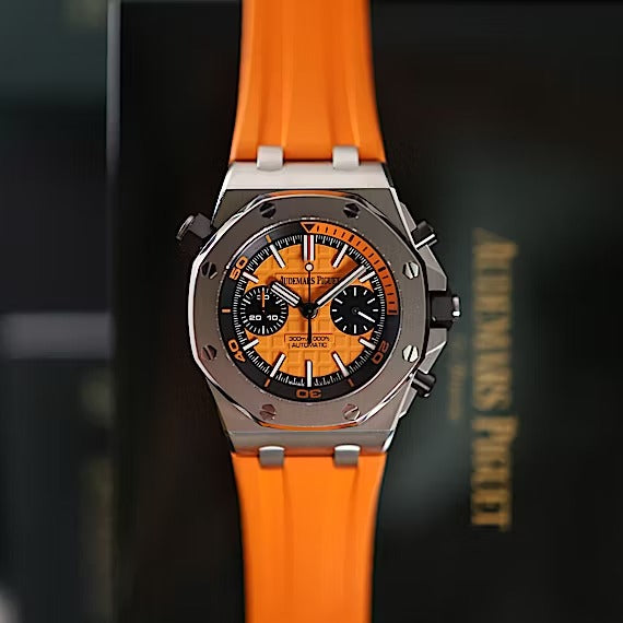 Audemars Piguet Royal Oak Offshore Chronograph Mirror Watch - Orange - Men - View 8