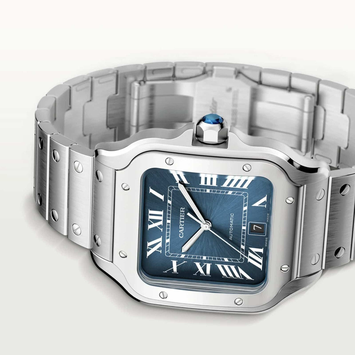 Cartier Santos Watch - Blue - Men - image 8