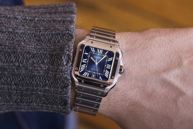 Cartier Santos Watch - Blue - Men - image 11