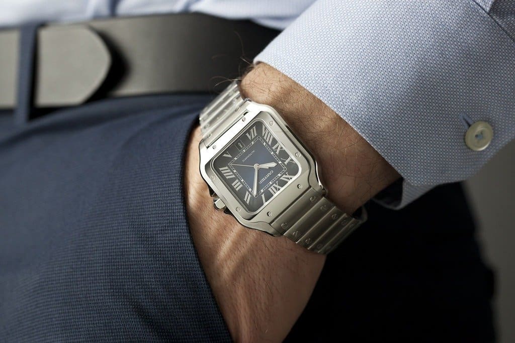 Cartier Santos Watch - Blue - Men - image 12