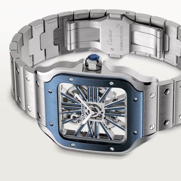 Cartier Santos Watch - Silver - Men - image 3