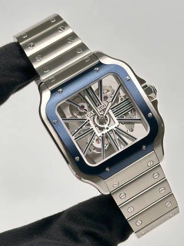 Cartier Santos Watch - Silver - Men - image 6
