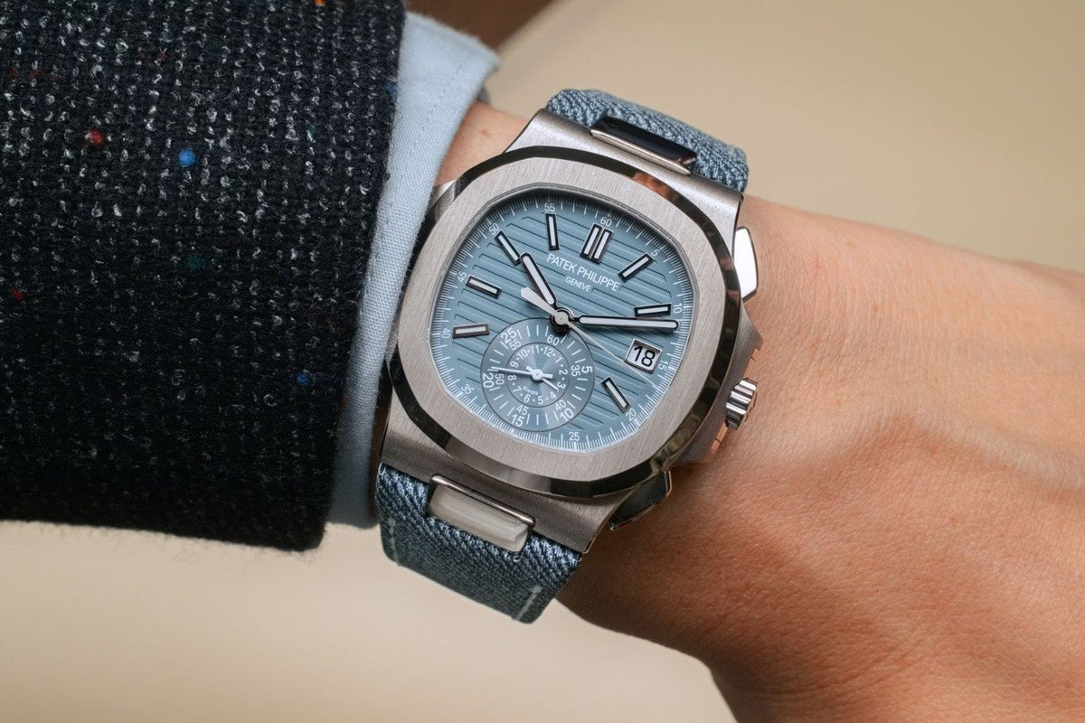 Patek Philippe Nautilus Mirror Watch - Blue