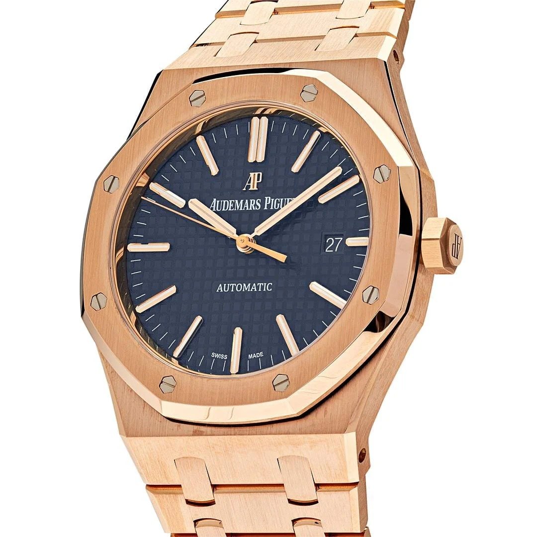 Audemars Piguet Royal Oak Mirror Watch - Blue - Men - View 2