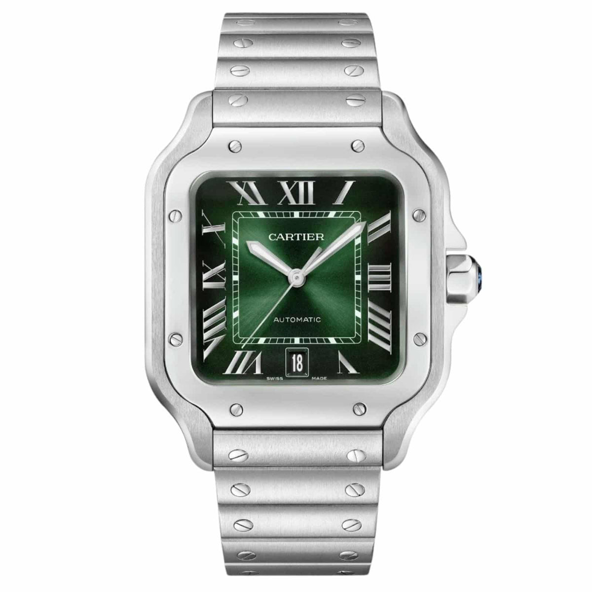 Cartier Santos Watch - Green - Men