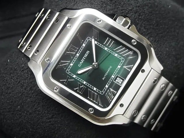 Cartier Santos Watch - Green - Men - image 7