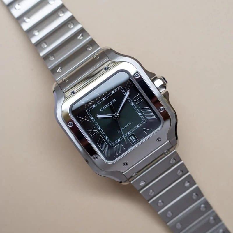 Cartier Santos Watch - Green - Men - image 11