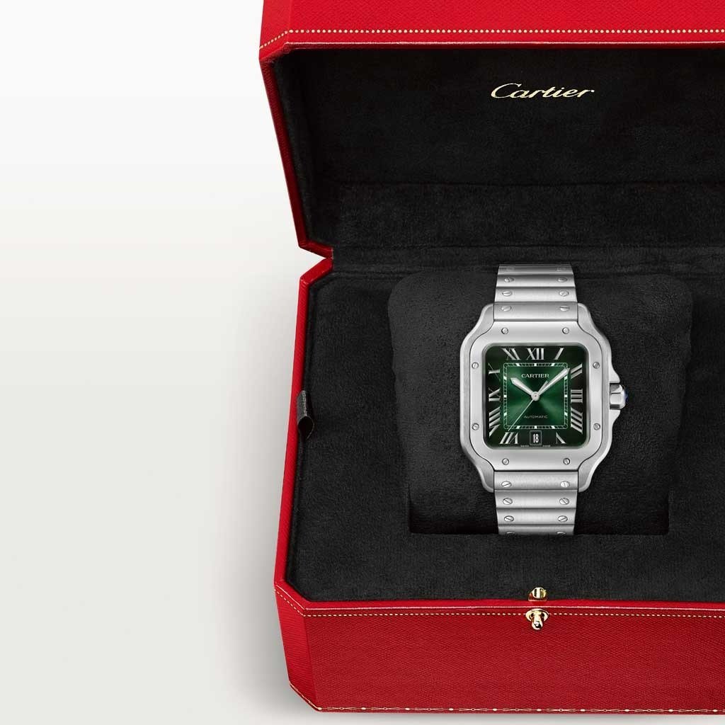 Cartier Santos Watch - Green - Men - image 9