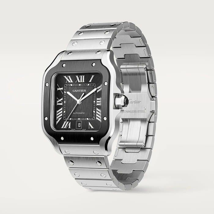 Cartier Santos Watch - Black - Men - image 2