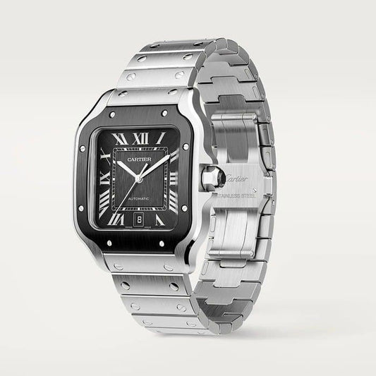 Cartier Santos Watch - Black - Men - image 2