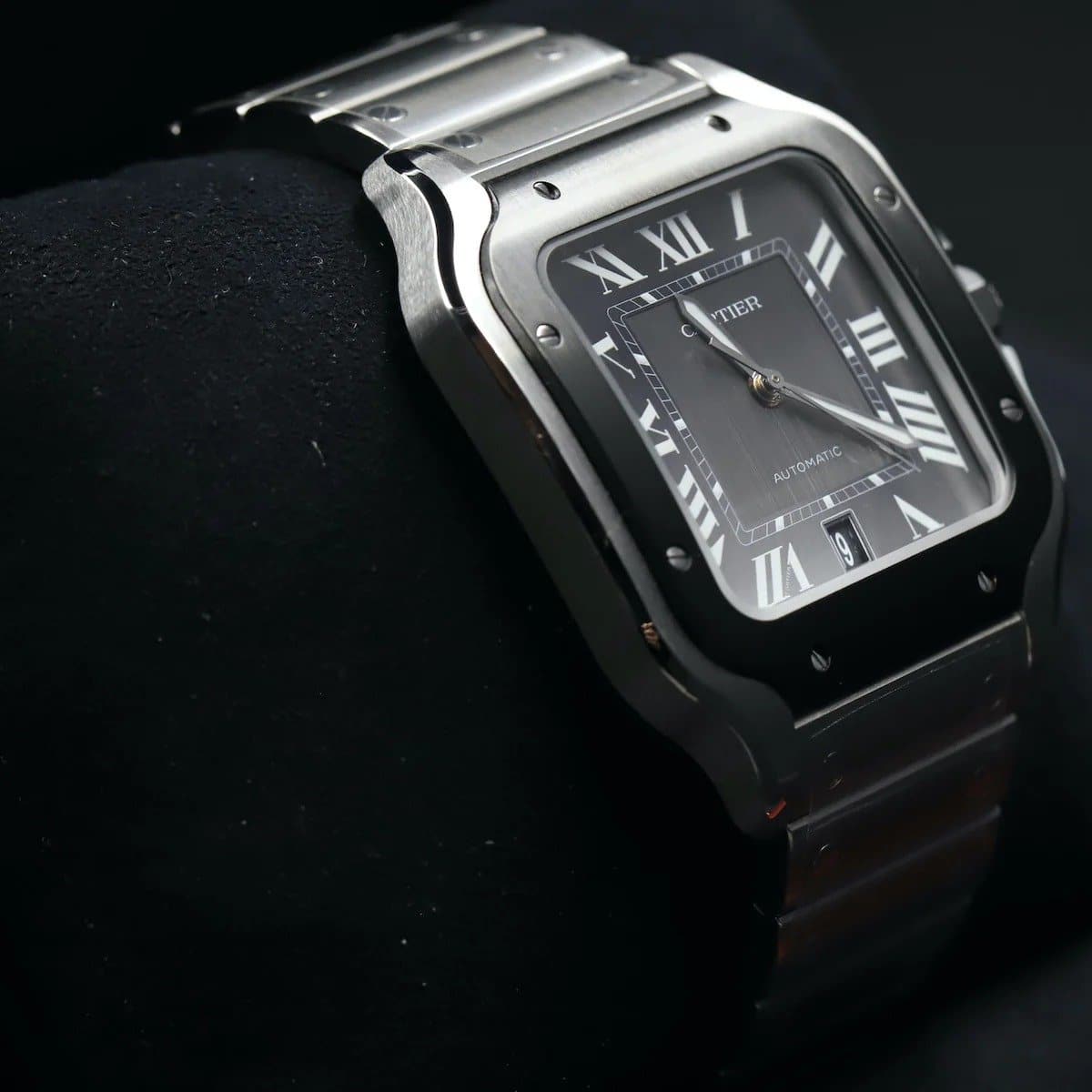 Cartier Santos Watch - Black - Men - image 7