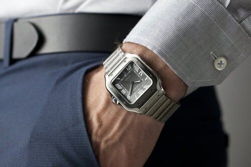 Cartier Santos Watch - Black - Men - image 8