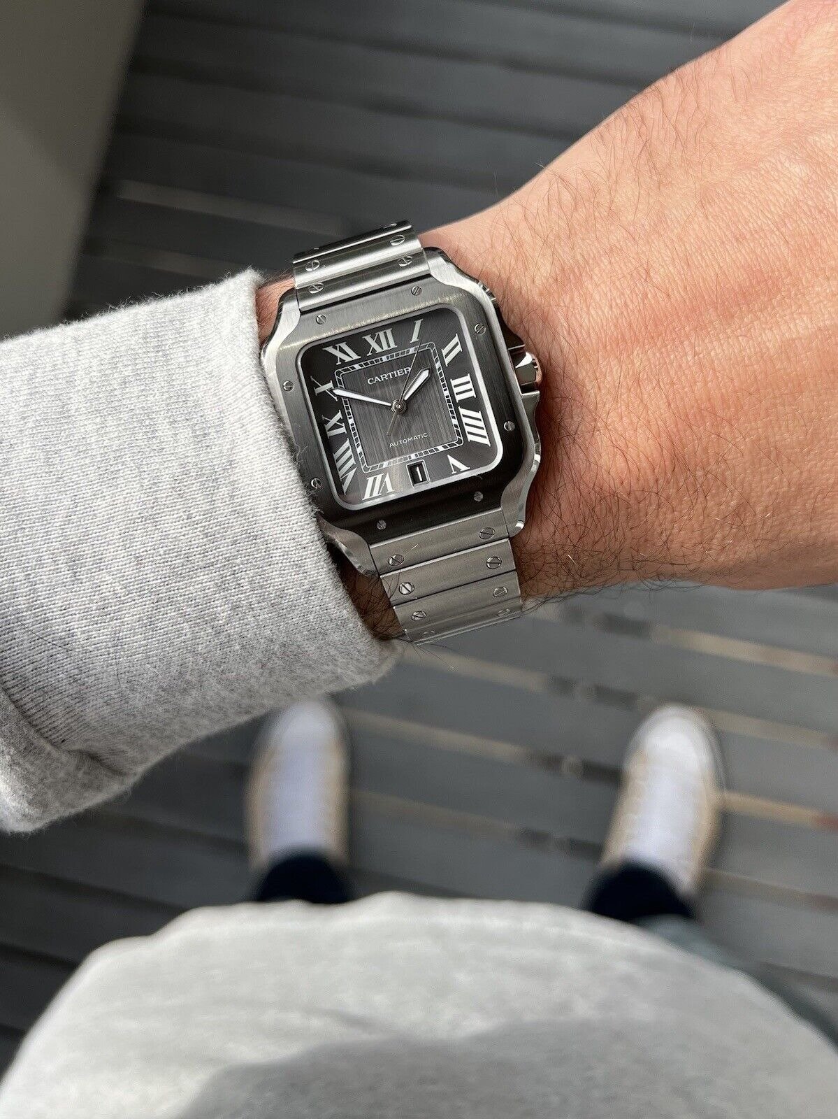 Cartier Santos Watch - Black - Men - image 11