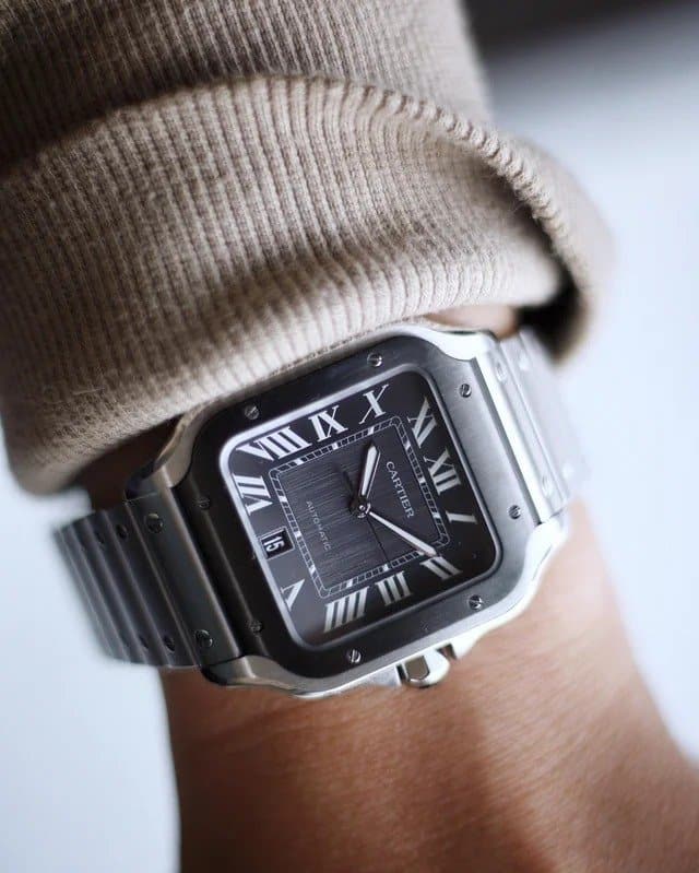 Cartier Santos Watch - Black - Men - image 12