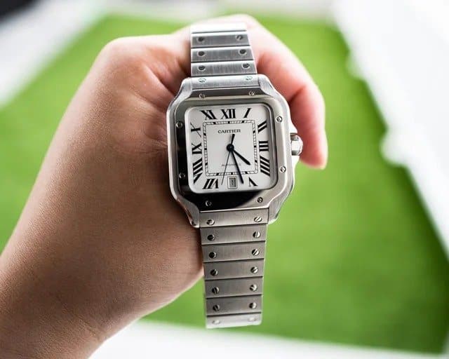 Cartier Santos Watch - White - Men - image 7