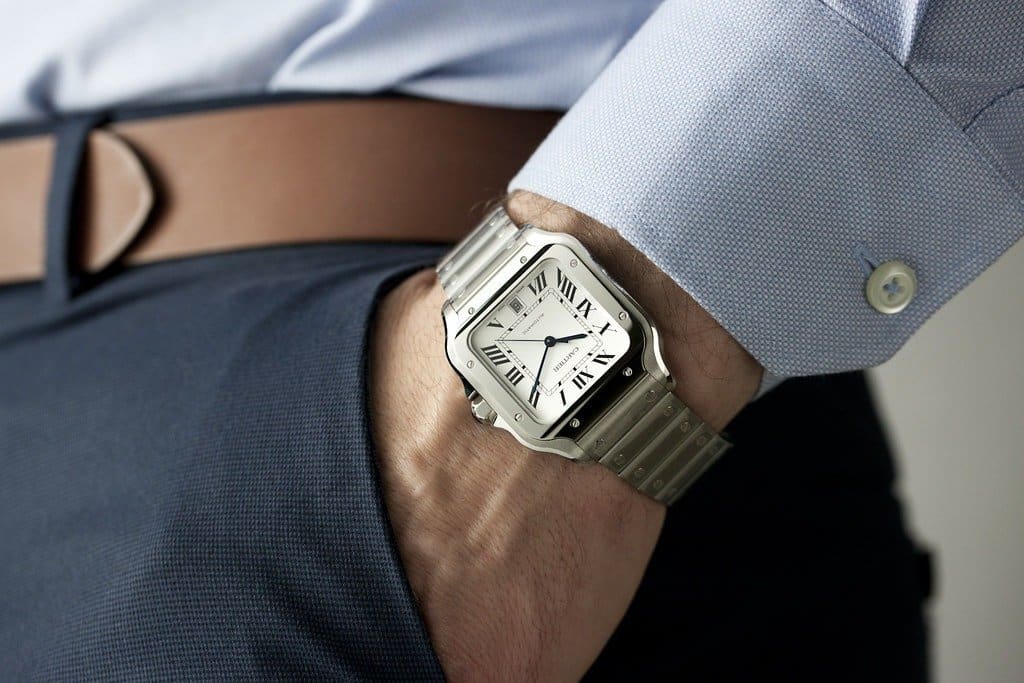 Cartier Santos Watch - White - Men - image 4