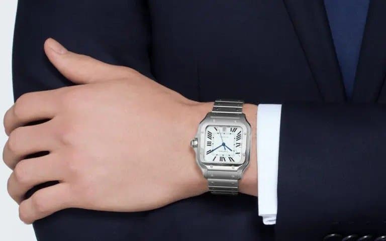 Cartier Santos Watch - White - Men - image 10