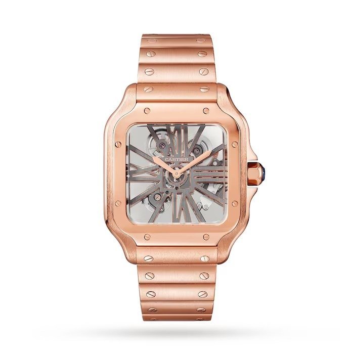 Cartier Santos Watch - Copper - Men