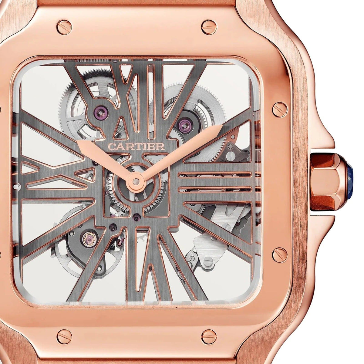 Cartier Santos Watch - Copper - Men - image 3