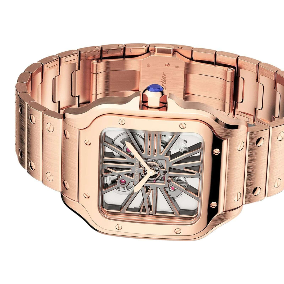 Cartier Santos Watch - Copper - Men - image 4