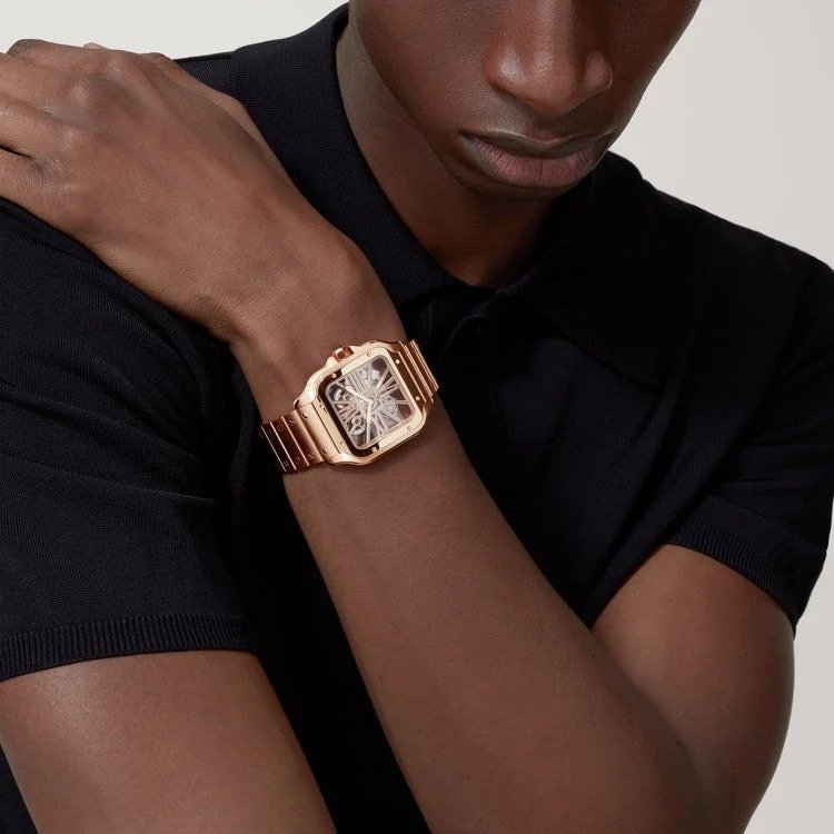 Cartier Santos Watch - Copper - Men - image 5