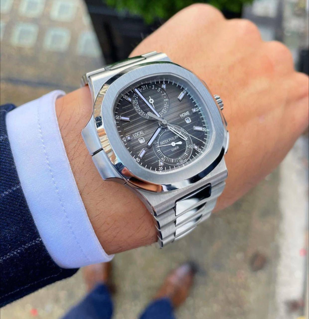 Patek Philippe Nautilus 5740/1G Mirror Watch - Grey