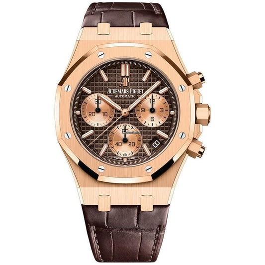 Audemars Piguet Royal Oak Chronograph Mirror Watch - Brown - Men