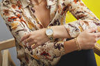 MICHAEL KORS Runway Mercer Gold-Tone and Pearl Watch