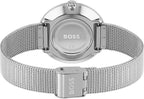 BOSS Women's Analogue Quartz Watch Praise with Stainless Steel Mesh Band