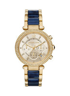 Michael Kors Women's Parker Steel Chronograph Watch