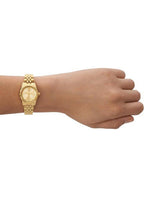 Michael Kors Women's Lexington Gold-Tone Stainless Steel Bracelet Watch