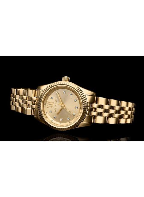 Michael Kors Women's Lexington Gold-Tone Stainless Steel Bracelet Watch